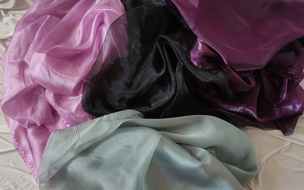Organza - zeleno/brčálová