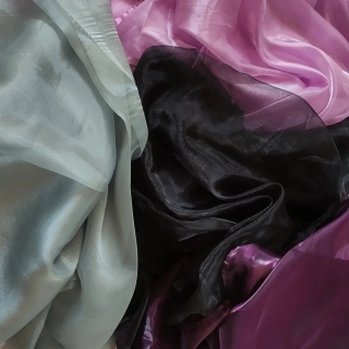Organza - zeleno/brčálová